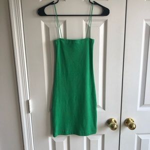 Zara Kelly green tube dress